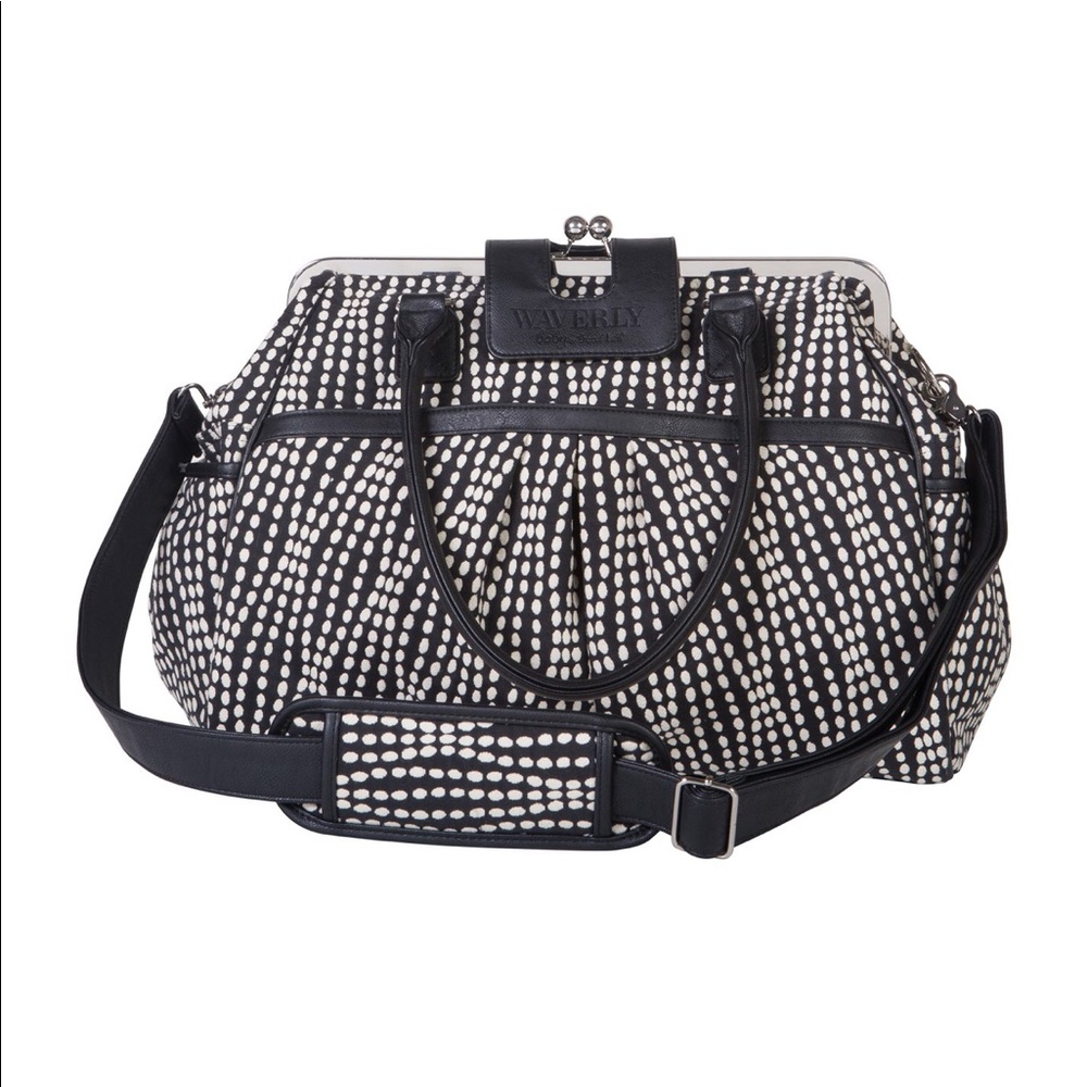 Waverly Strands Tuxedo Framed Diaper Bag